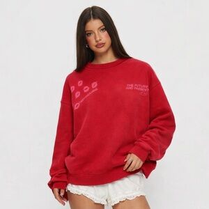 Wild Fable the future and present crewneck sweatshirt size XXL